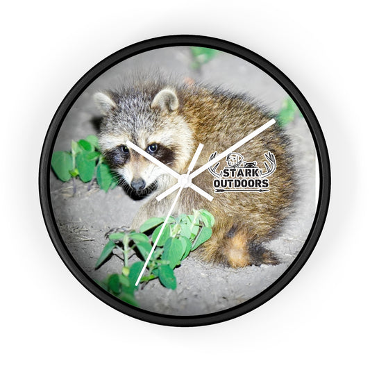 Stark Outdoors Raccoon Wall Clock